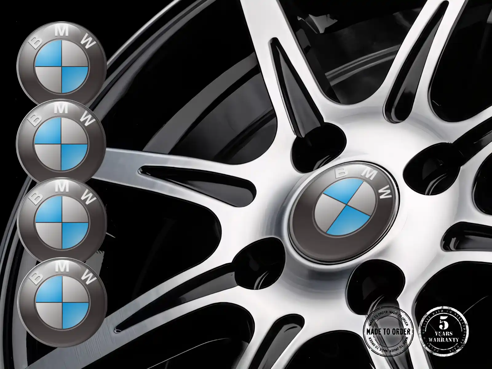 BMW Décalques Roues Niche Pulsation Racing Quantique